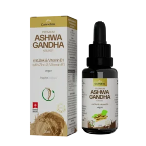 CannSol Ashwagandha-Zink Vitamin B1 - Stressabbau & mentale Balance