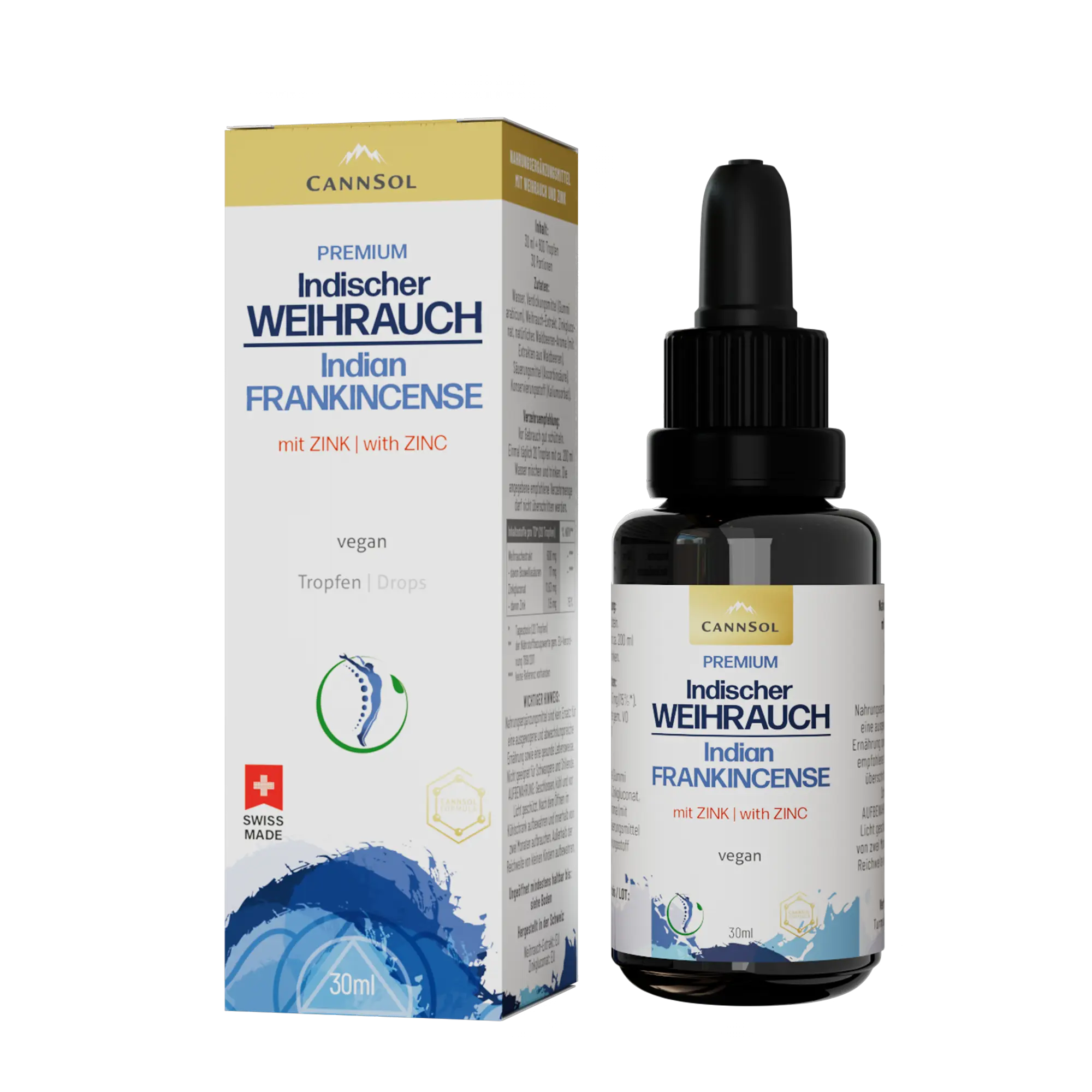 CannSol Indischer Weihrauch-Zink – Fördert Gelenkgesundheit & Immunfunktion